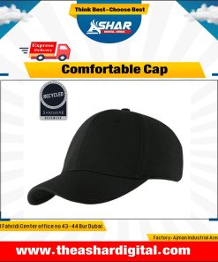 TITAN - Santhome Recycled 6 Panel Adjustable Cap - Black