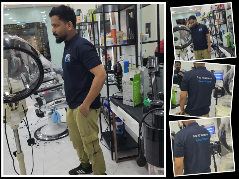 Stylish Round Neck T Shirts for Saloon Working Teams
